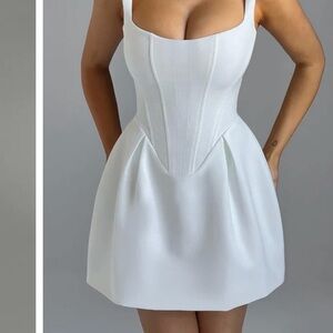 Babyboo brand new size M Elegant White Corset Dress